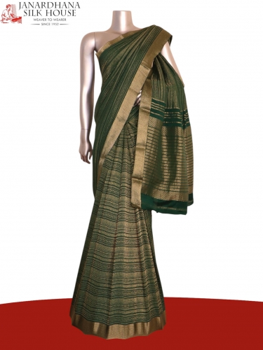 Pure Brocade Zari Crepe Silk Saree